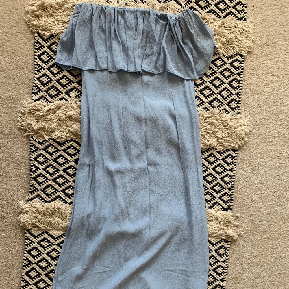 flynne skye fiona ruffle bandeau dress
